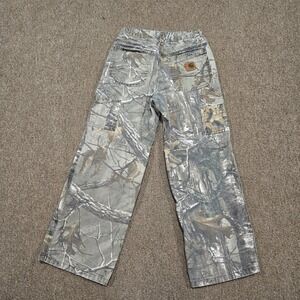 Carhartt x Realtree Camo Carpenter Pants Kids Size 10 Adjustable Waist